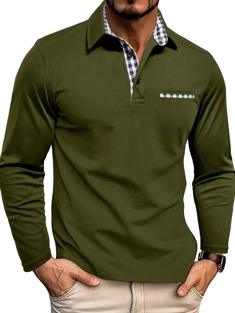 Harold – Premium Long Sleeve Polo | Last day 80% off!
