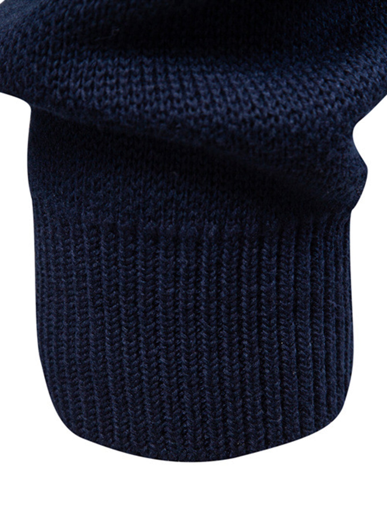 Geometric Jacquard Zip Stand Collar Sweater | Last day 80% off!