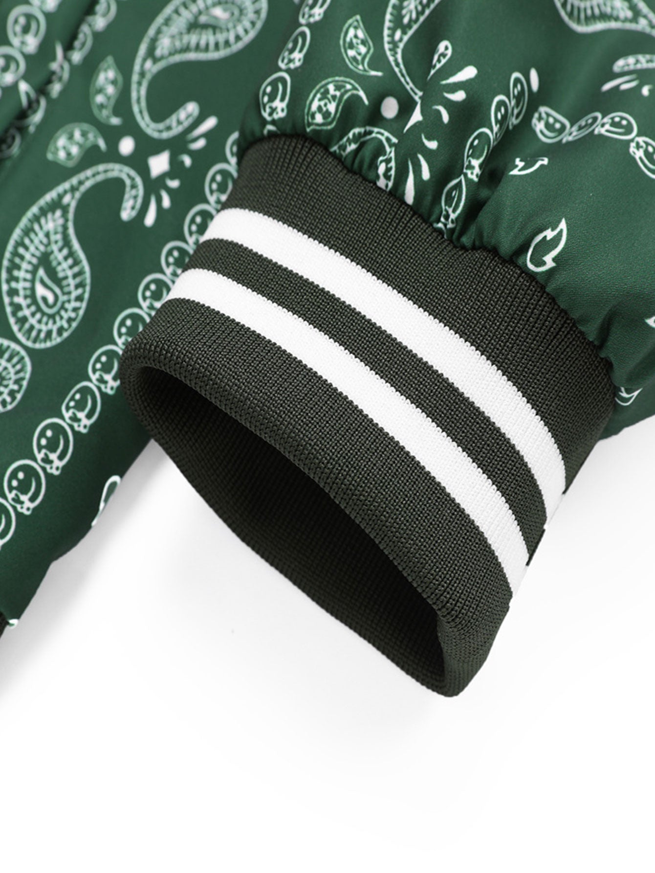 Baseball jacket with paisley print | Last day 80% off!