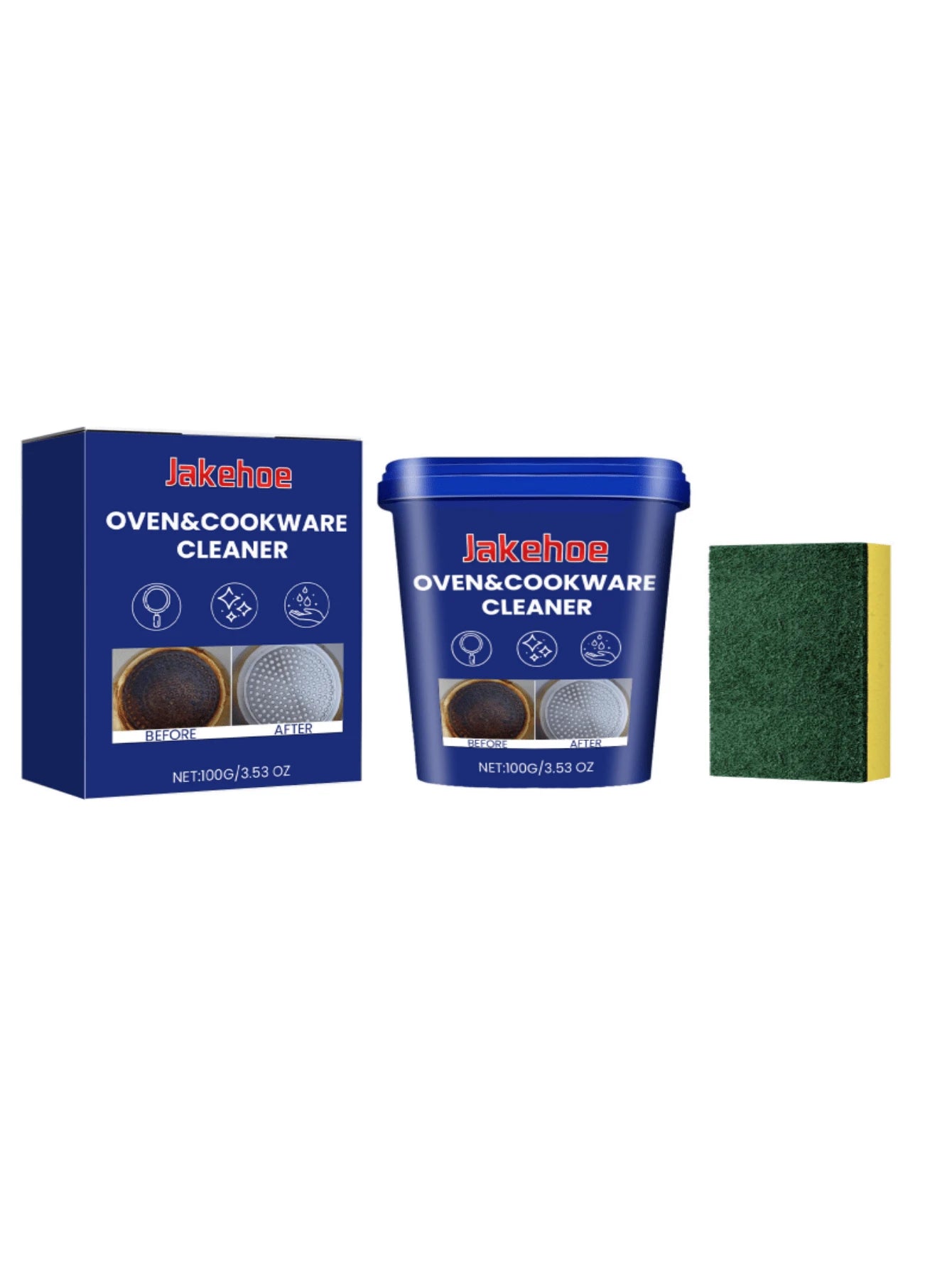 Jakehoe™ Cookware & Stainless Steel Cleaning Paste – Multi-Purpose Stain & Rust Remover | Last day 80% off!