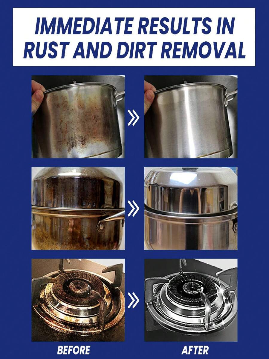 Jakehoe™ Cookware & Stainless Steel Cleaning Paste – Multi-Purpose Stain & Rust Remover | Last day 80% off!