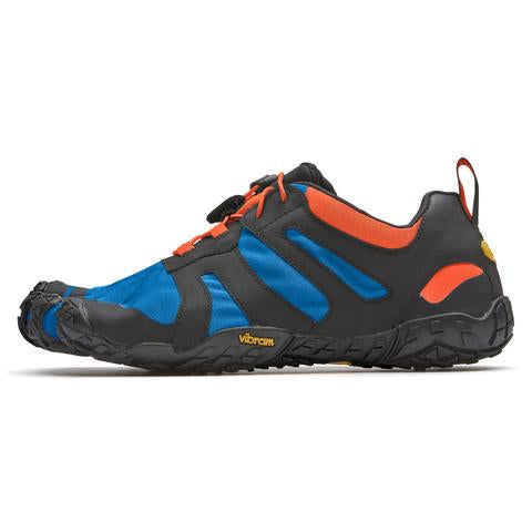 V-Trail 2.0 Mens Barefoot Trail Running Shoe - Blue/Orange