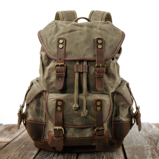 John - Heavy-Duty Canvas Hiking Backpack | Last day 80% off!