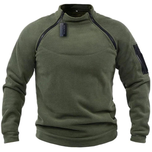 Jomartson - Military Style Fleece Pullover | Last day 80% off!