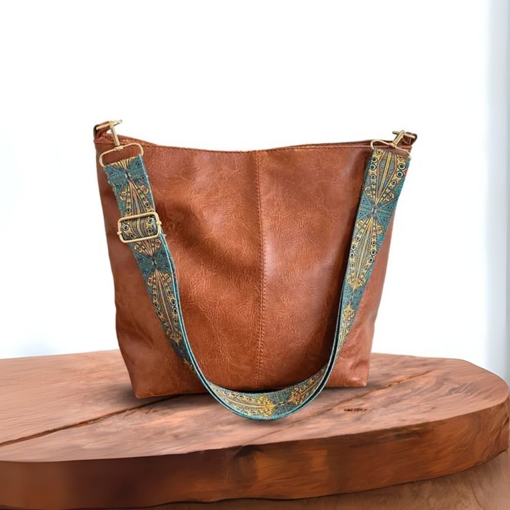 Chelsey’s Vintage Charm | Leather Shoulder Bag | Last day 80% off!