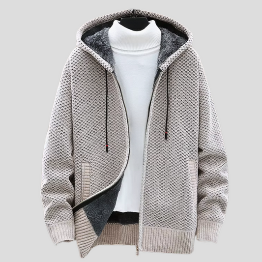 Kelvin - Nordic Knit Hoodie | Last Day 80% Off!