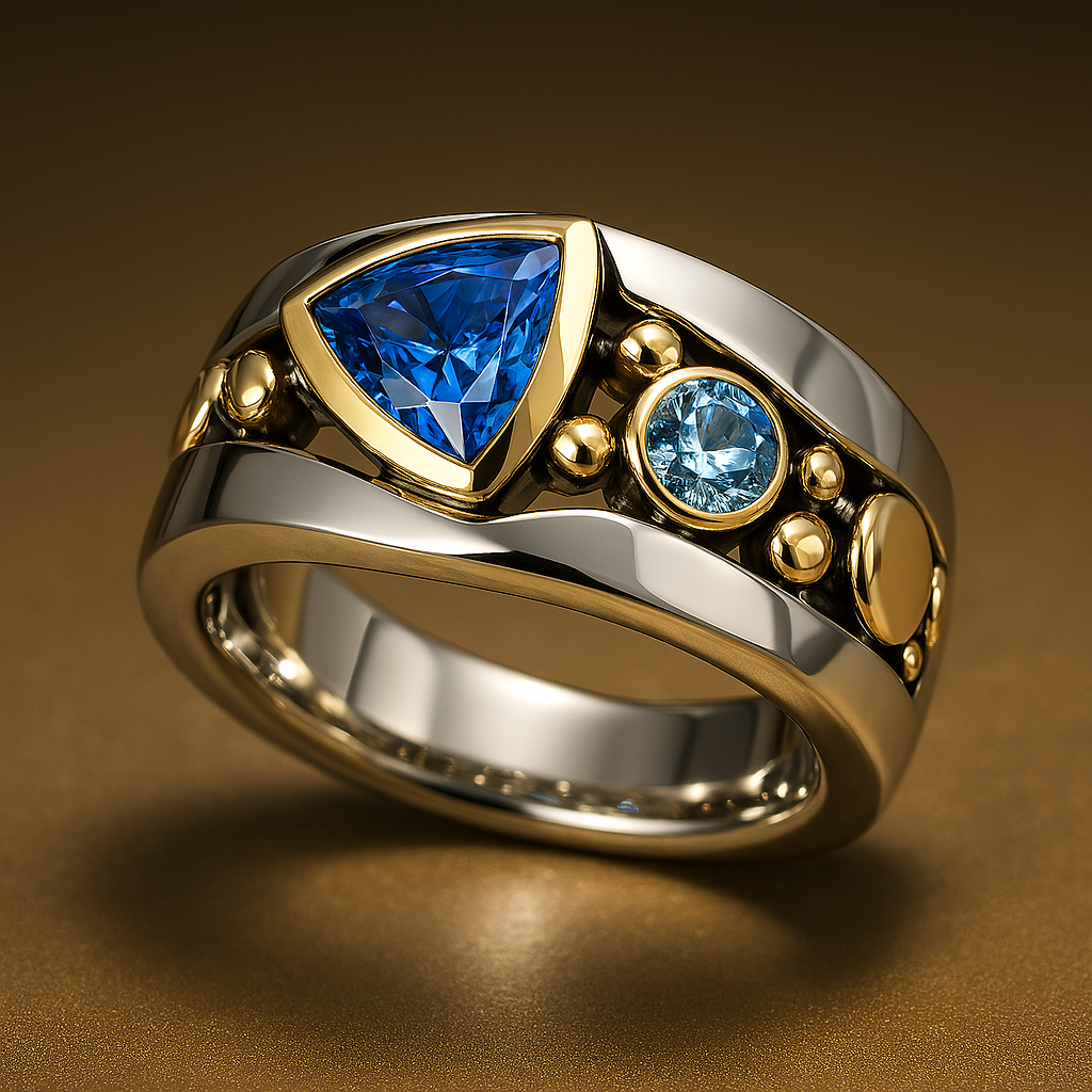 Vintage Blue Crystal Ring | Last day 80% off!
