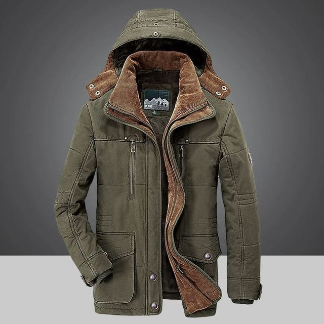 Thermal Men's Winter Parka with Multiple Pockets | Last day 80% off!