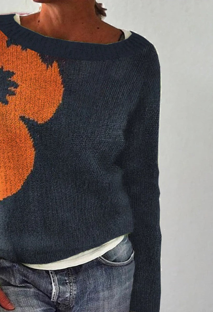 Chic Long Sleeve Round Neck Sweater | Last day 80% off!