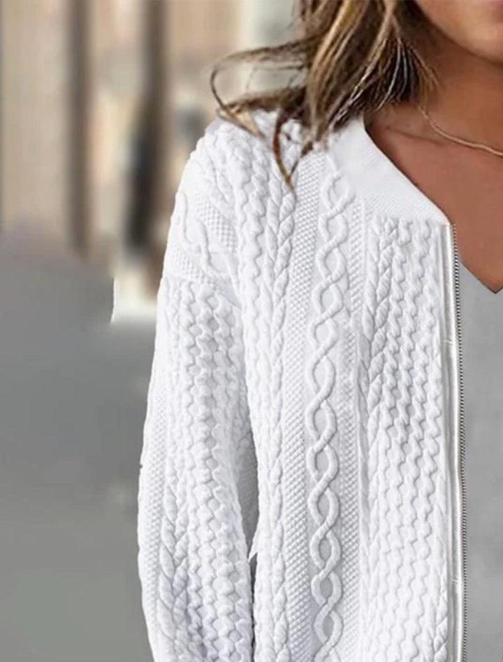 Unique Plain Long Sleeve Outerwear | Last day 80% off!