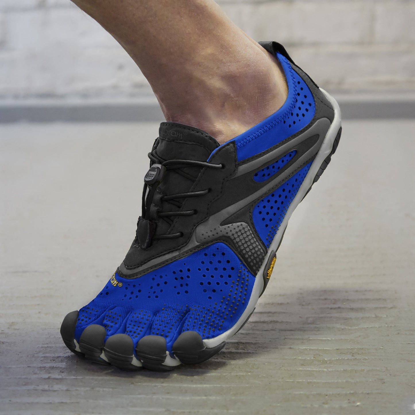 V-Run Mens Barefoot Running Footwear - Dark Blue