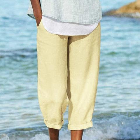 Clydel™ - Lightweight Cropped Trousers | Last Day 80% Off!