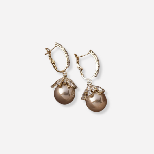 Malia Drop Earrings with Pearl | Last Day 80% Discount!