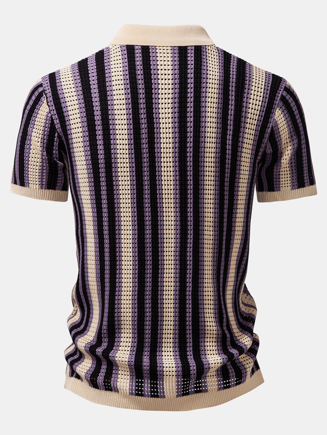 Striped Eyelet Crocheted Shirt | Last day 80% off!