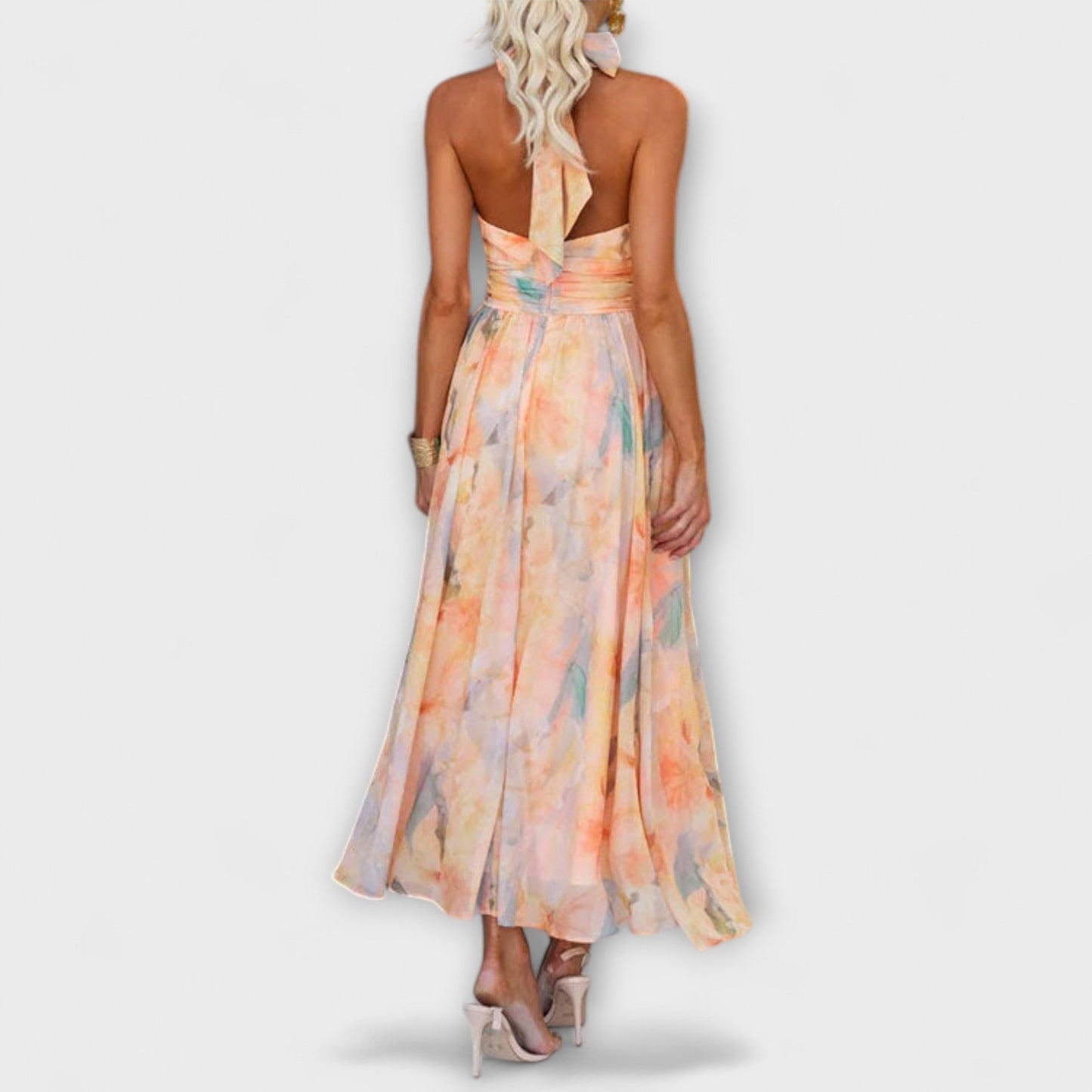 Naira – Watercolor Maxi Dress | Last Day 80% Off!