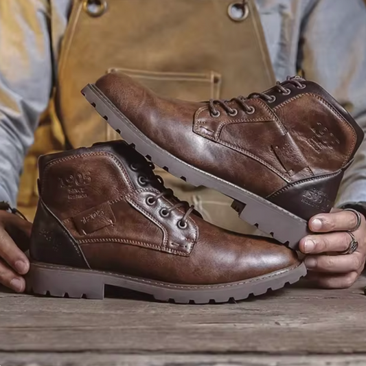 Aaron™ | Vintage Leather Boots | Last Day 80% Off!
