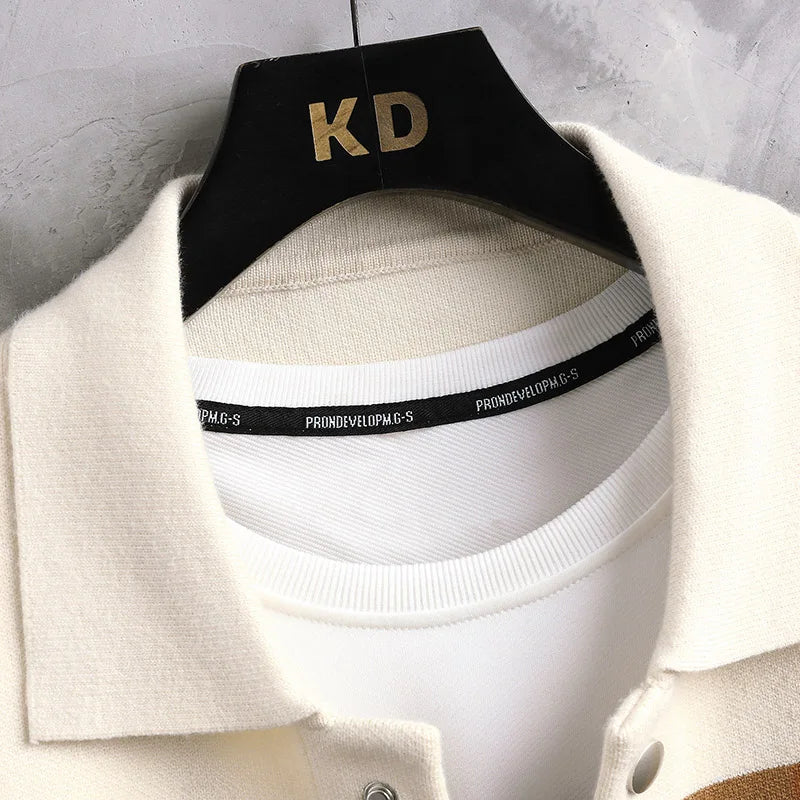 Striped Varsity Knit Jacket | Last day 80% off!