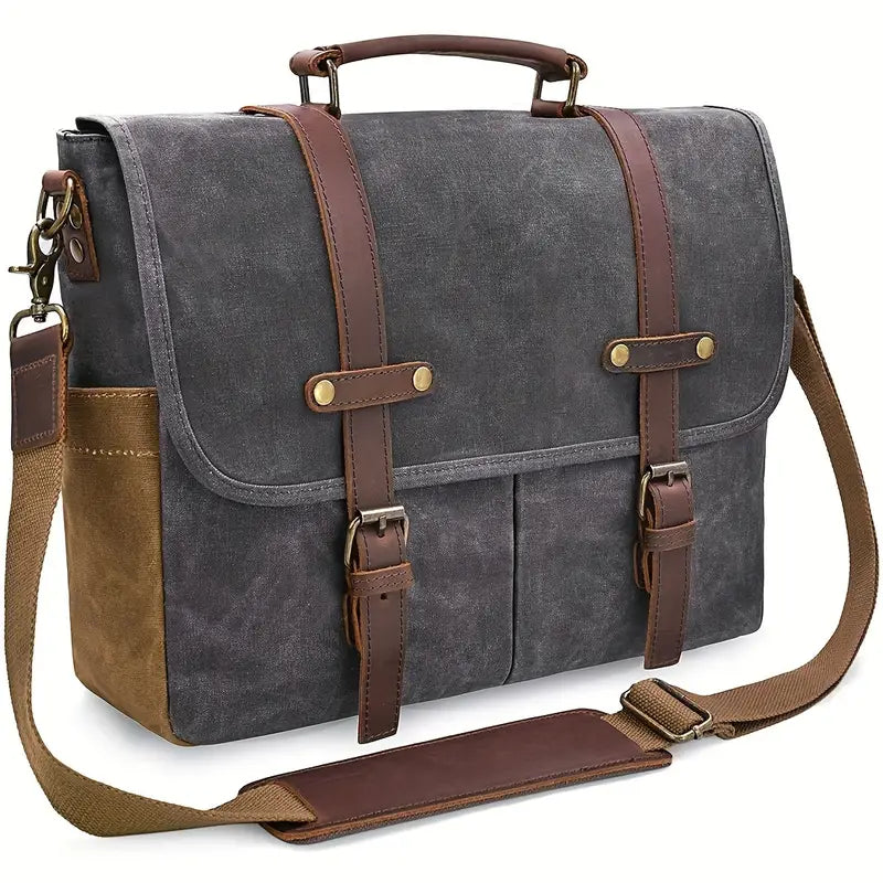 Brett - Men’s Large Capacity Waterproof Canvas Messenger Bag | Last day 80% off!