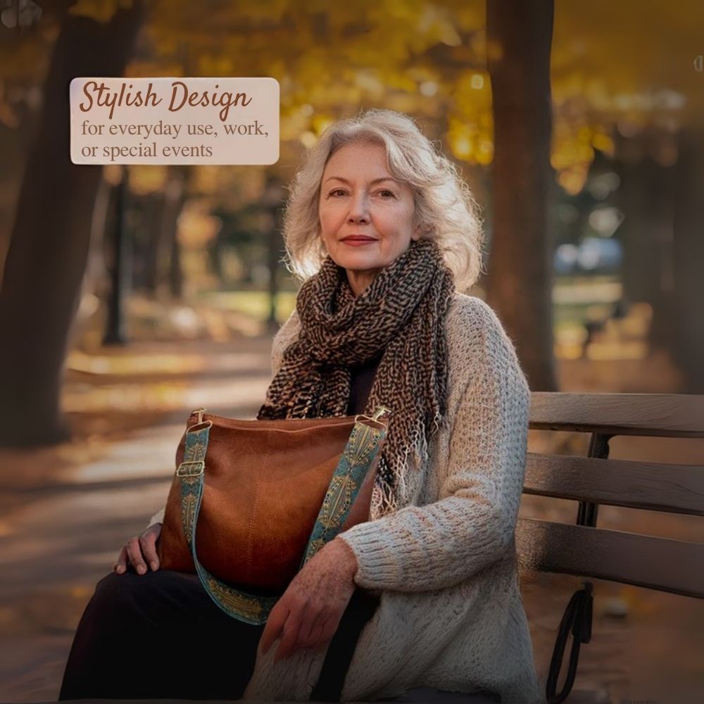 Chelsey’s Vintage Charm | Leather Shoulder Bag | Last day 80% off!