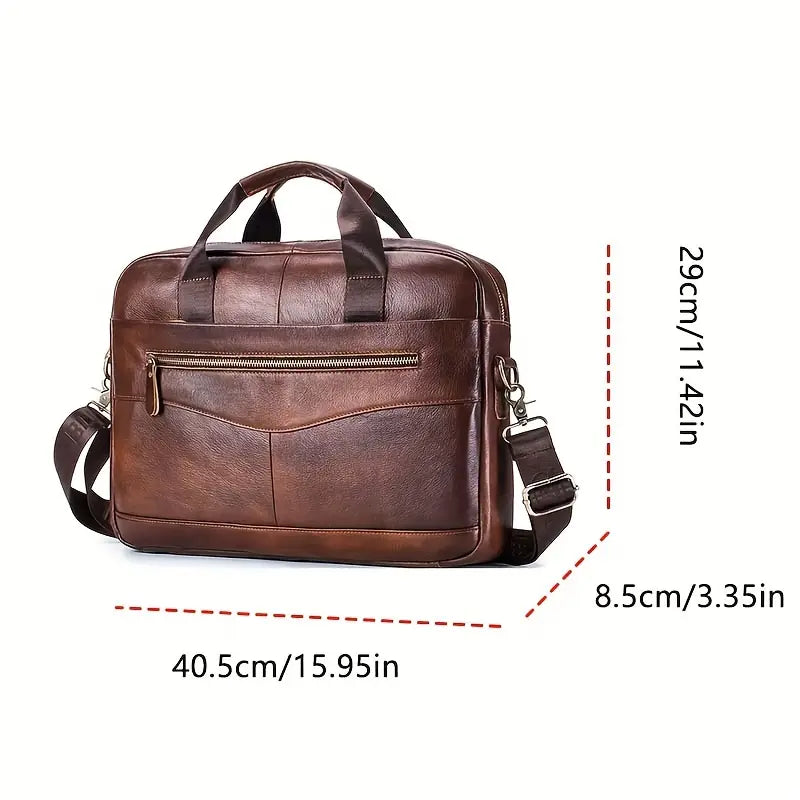 Jared - Leather Crossbody Messenger Bag | Last day 80% off!