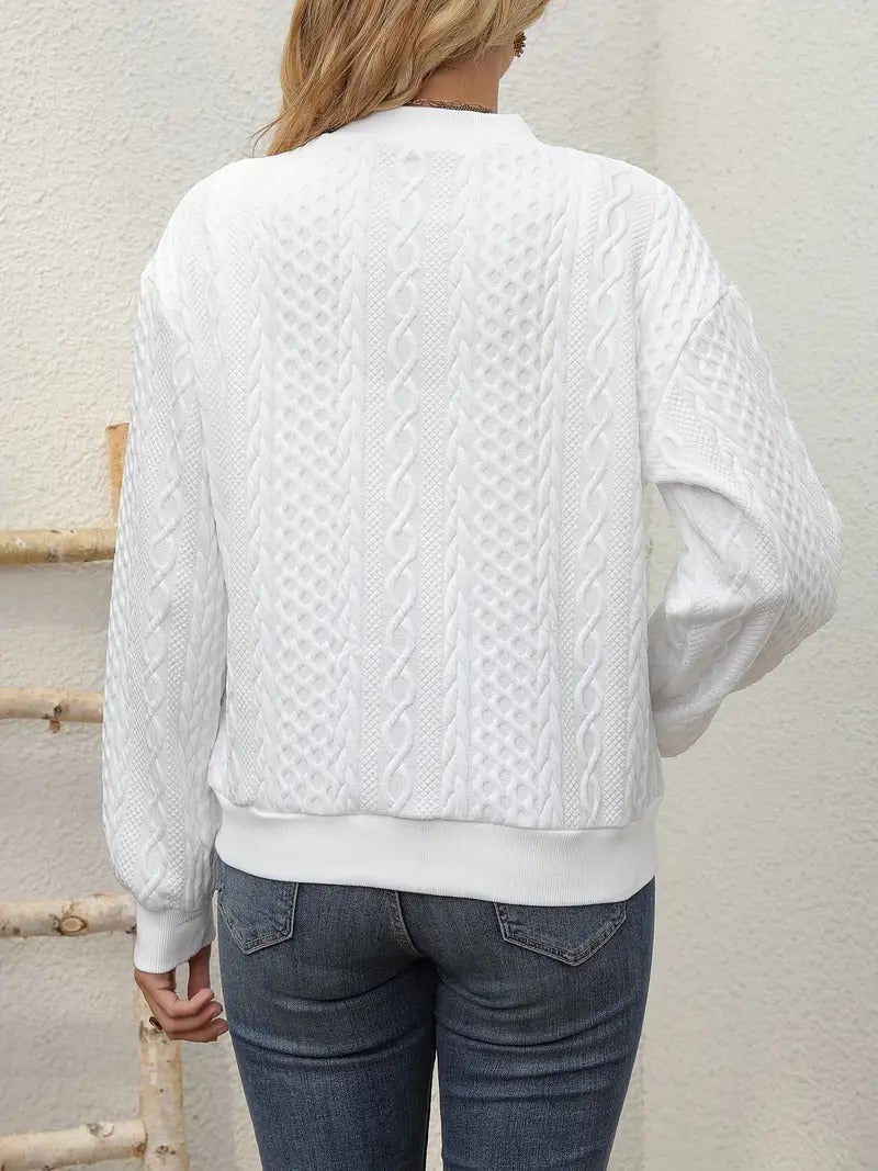 Unique Plain Long Sleeve Outerwear | Last day 80% off!