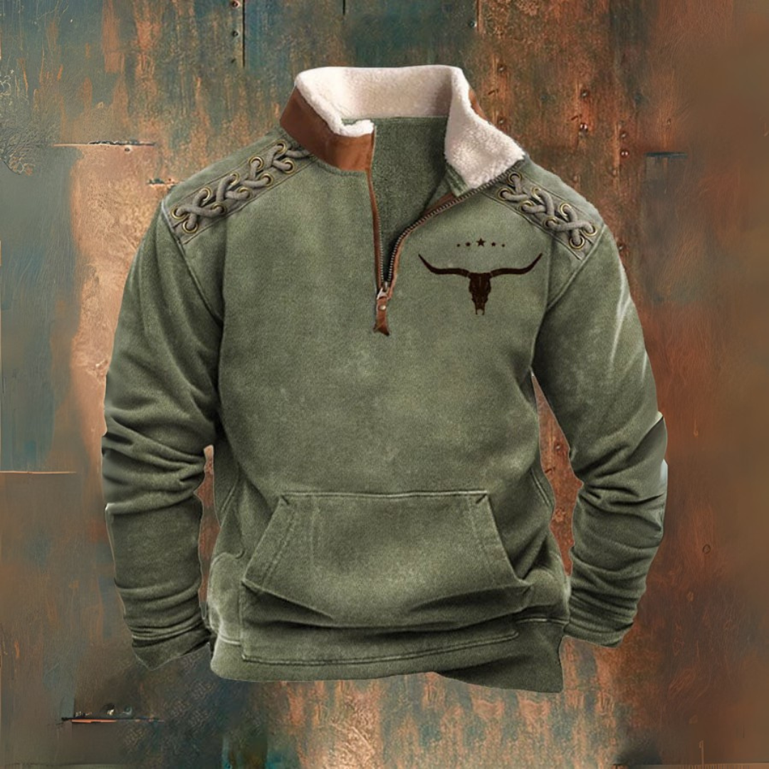 JEFF — Autumn-Winter Jacket with Half Zip | Last day 80% off!