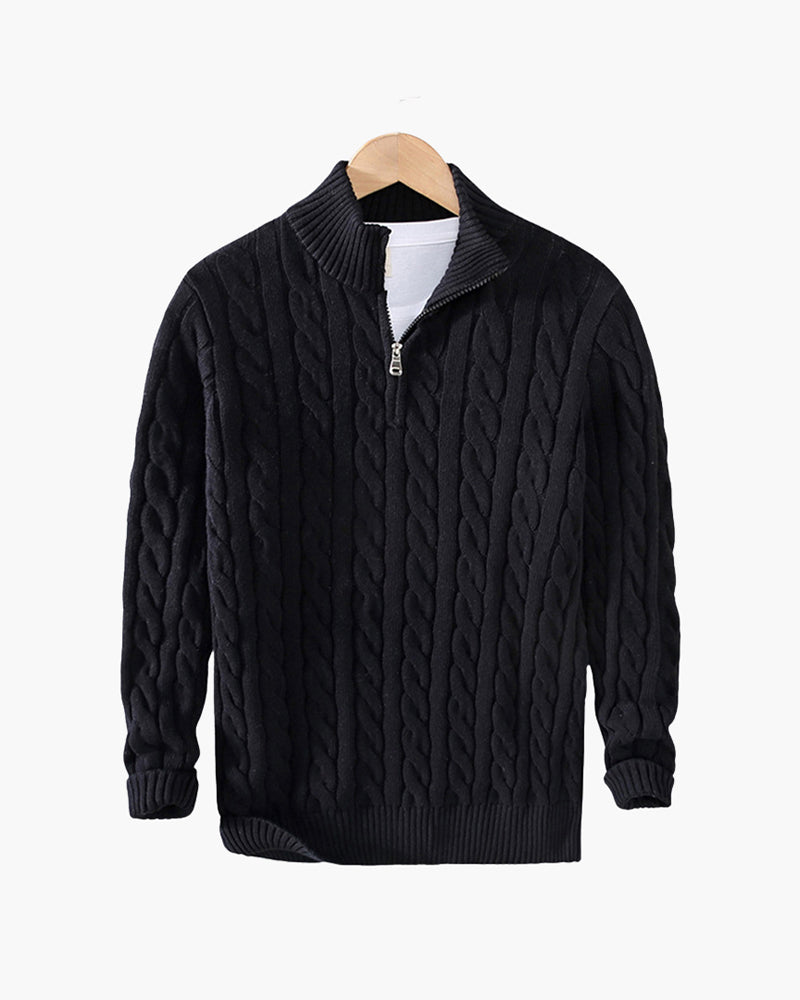 HarrisonVerbier Half Zip Sweater Last day 80% off!