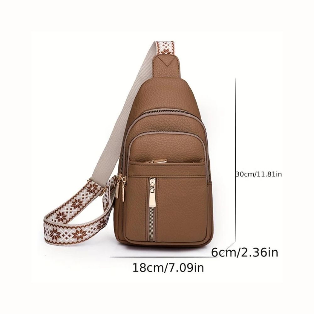 Hazel Vintage Chest Crossbody Bag | Last day 80% off!