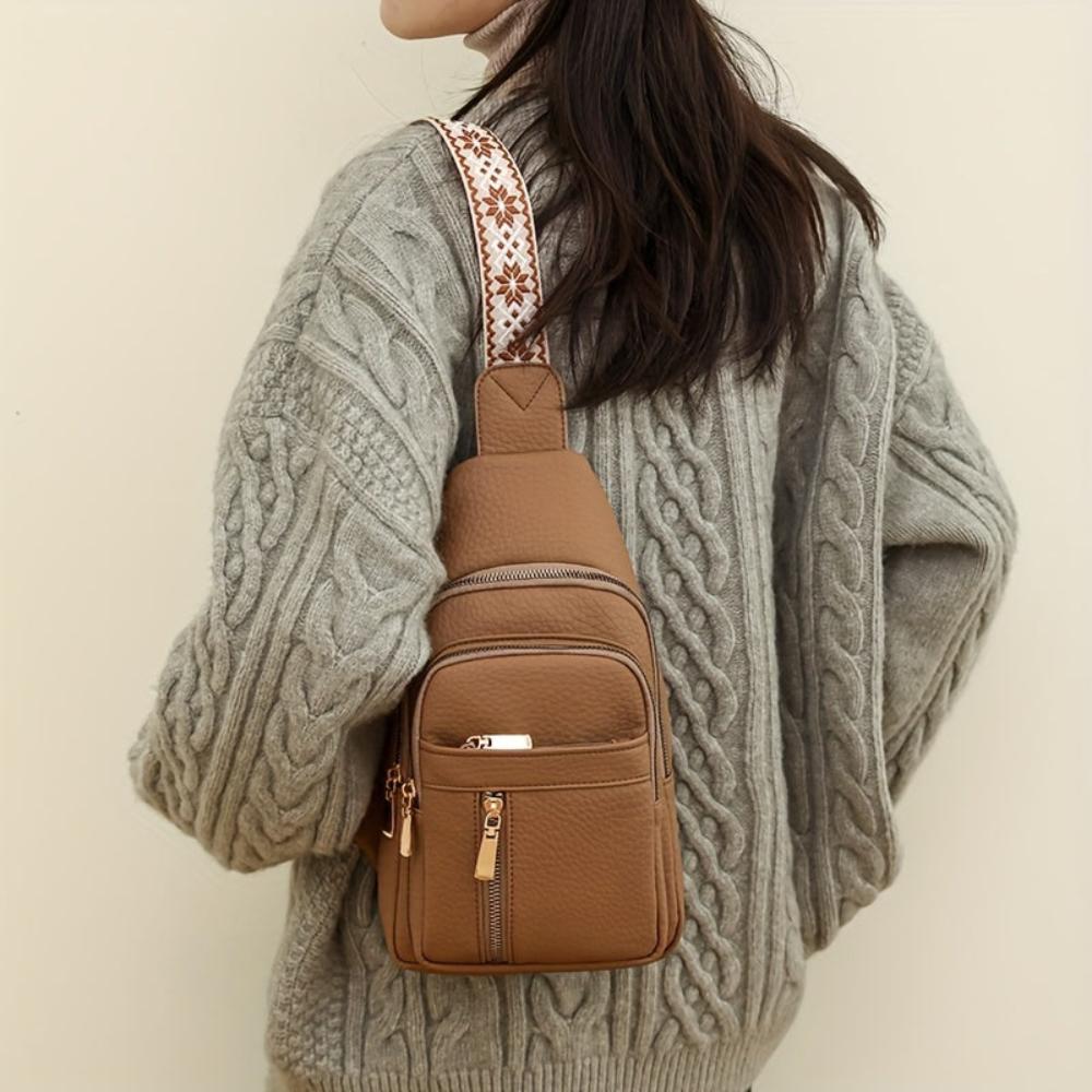 Hazel Vintage Chest Crossbody Bag | Last day 80% off!