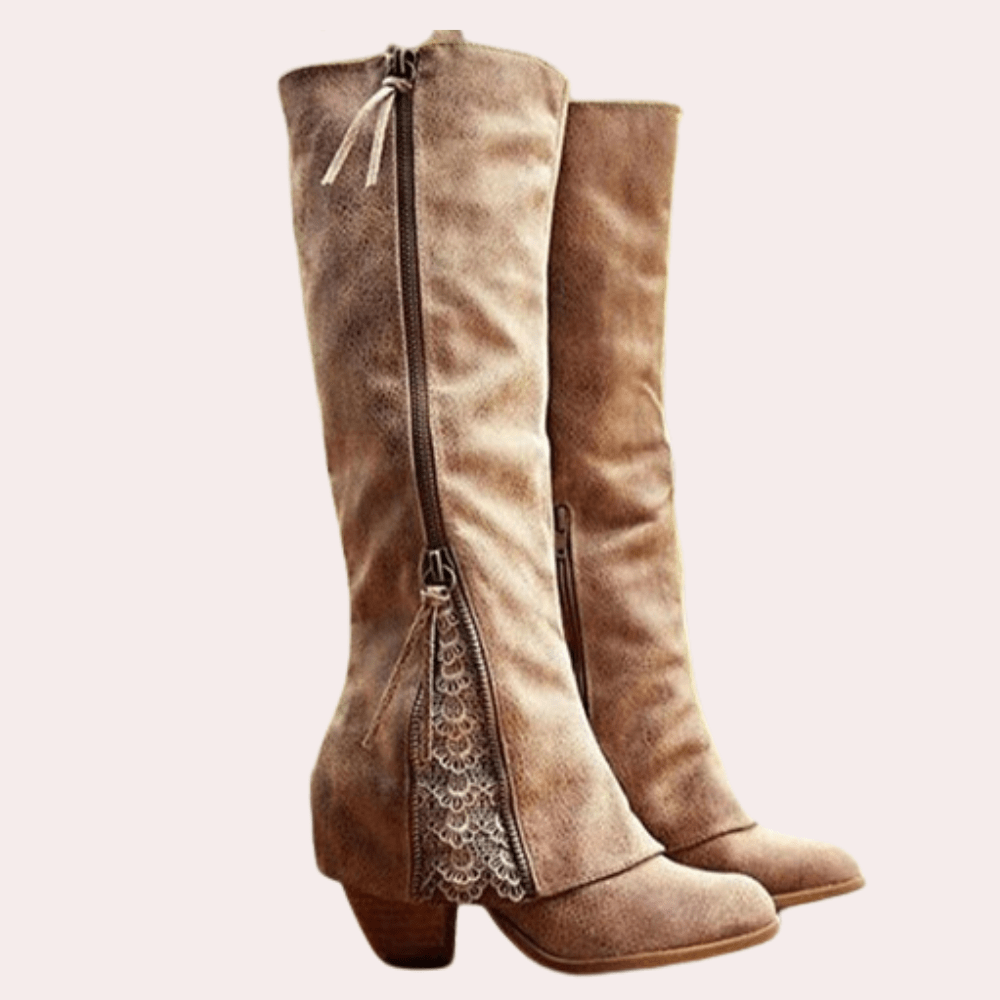 Cressida - Lace Rider Boots | Last Day 80% Off!