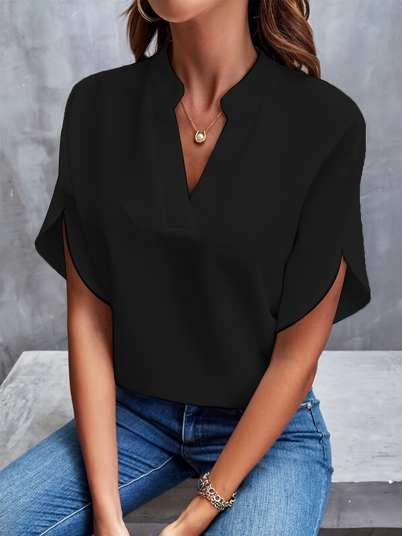 Julita | Elegant Blouse With Draping | Last day 80% off!