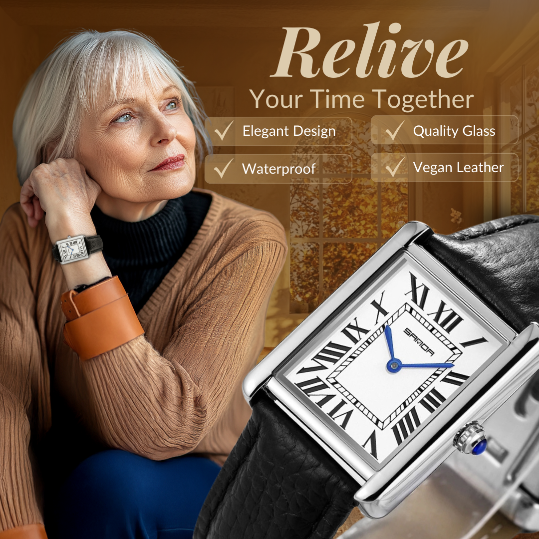 Stylish Square Dial Watches for Couples | Last day 80% off!