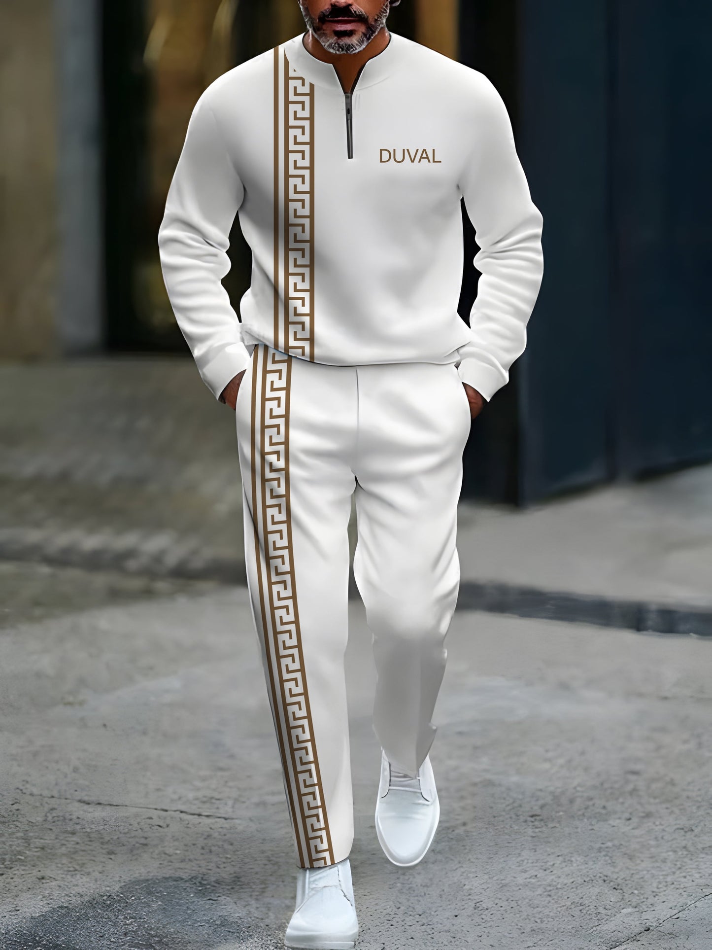 Zipper Long Sleeve Long Pants Two-Piece Set | Last day 80% off!