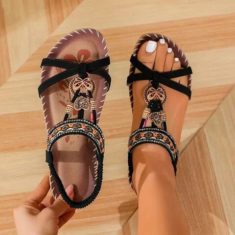 Katherine - Boho Flat Sandals | Last Day 80% Off!