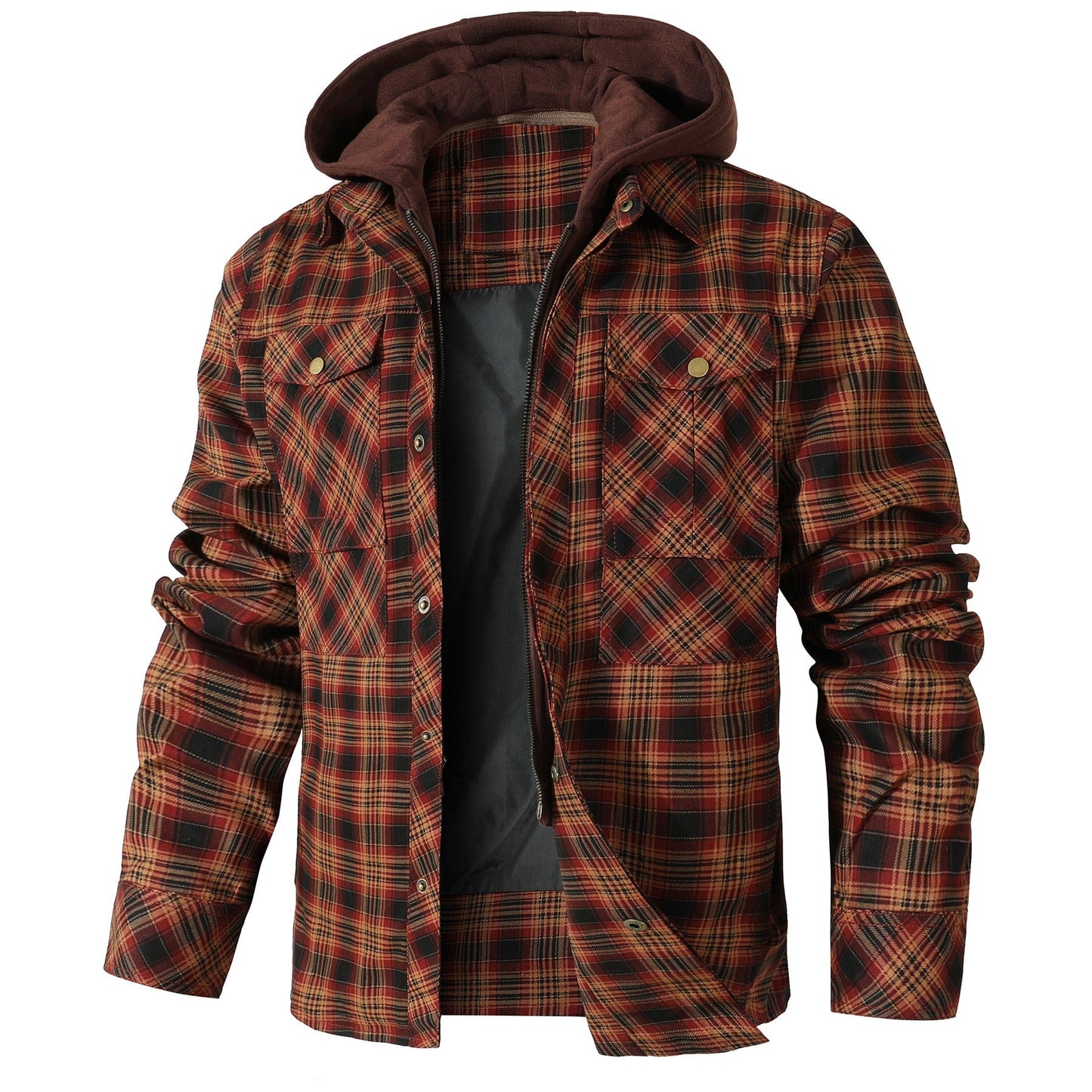 Hooded Flannel Jacket (4 Designs) Last day 80% off!