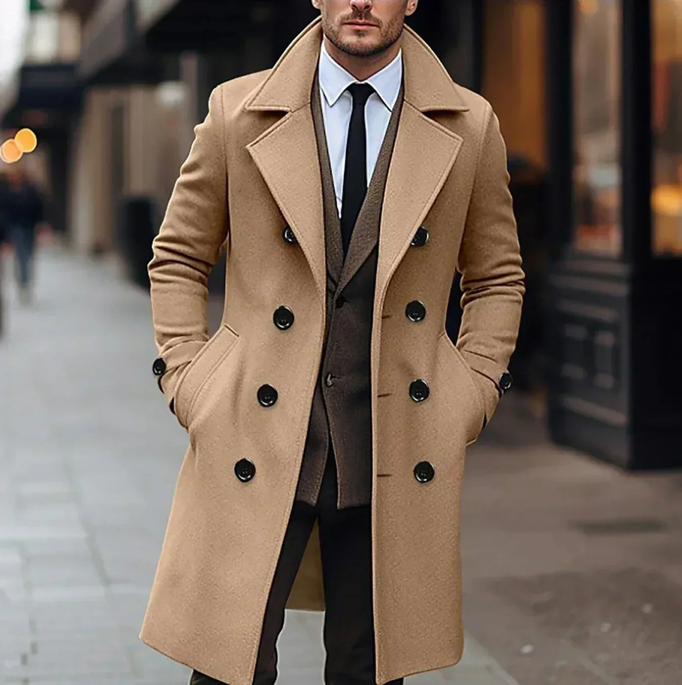 Maximus - The Luxe Men's Trench Coat | Last Day 80% Off!