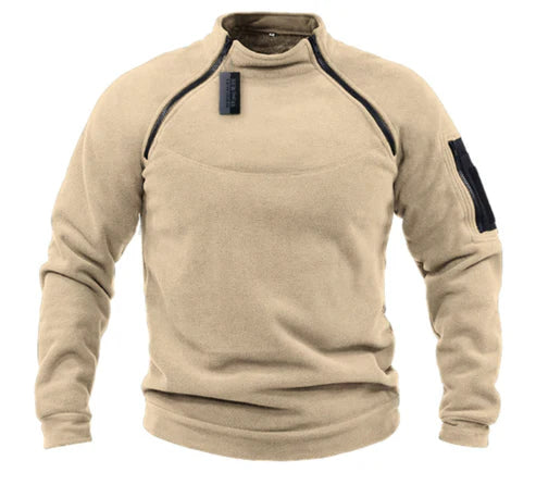 Jomartson - Military Style Fleece Pullover | Last day 80% off!