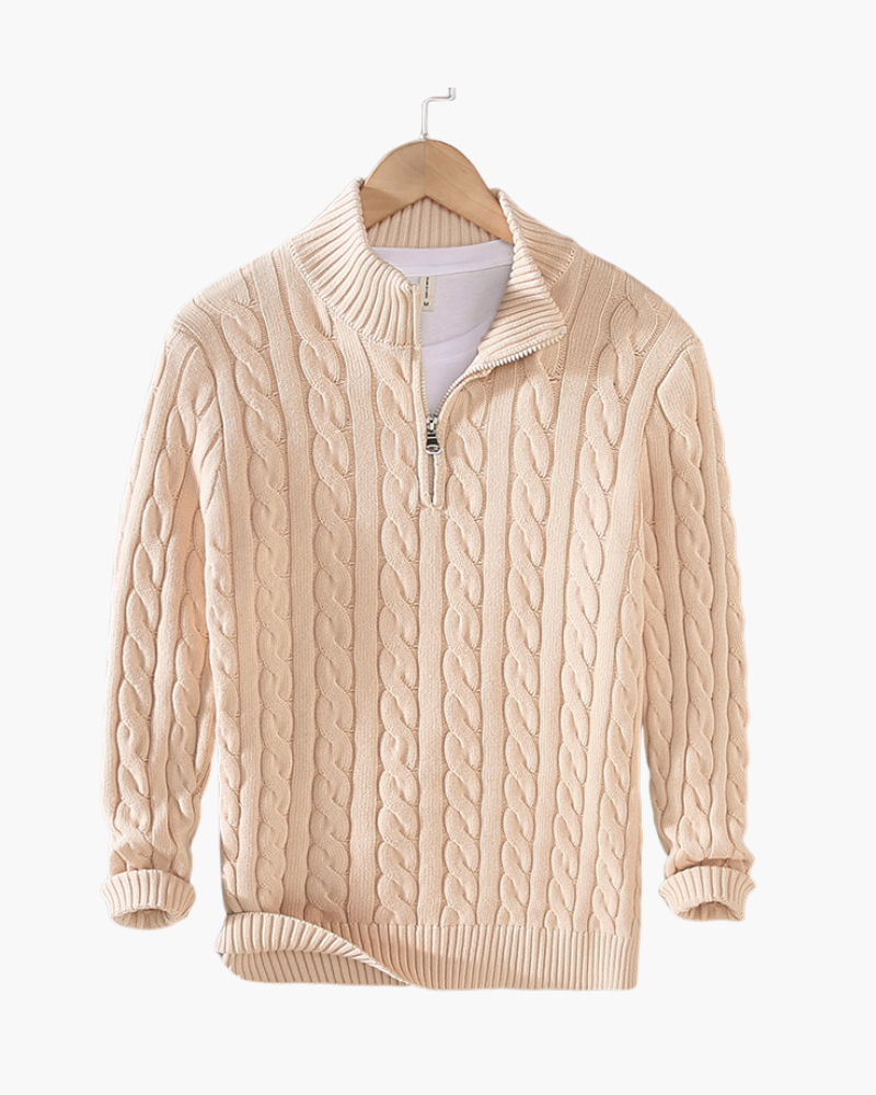 HarrisonVerbier Half Zip Sweater Last day 80% off!