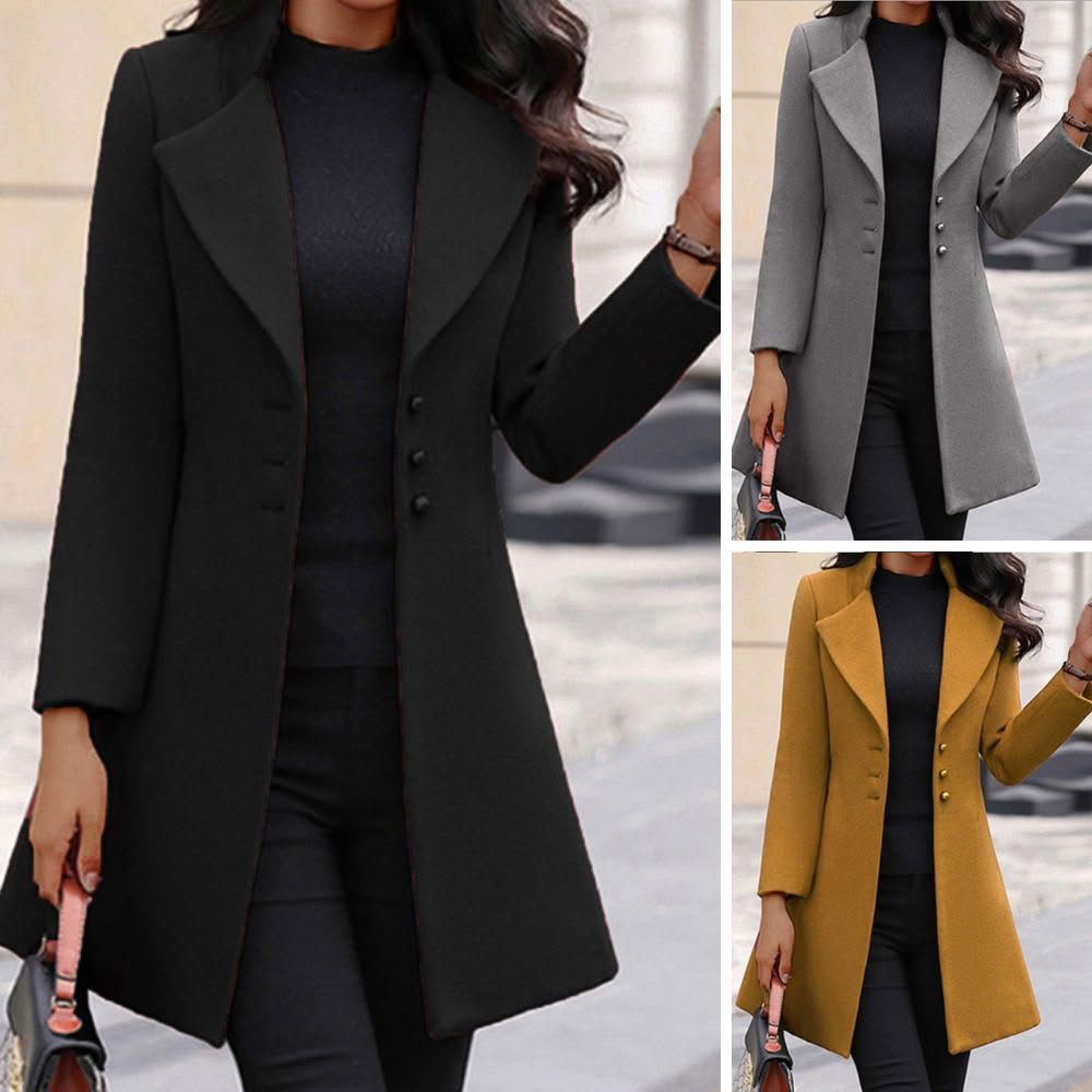 Vicky Women's Slim Trench Coat - Winter Jacket Overcoat | Last day 80% off!