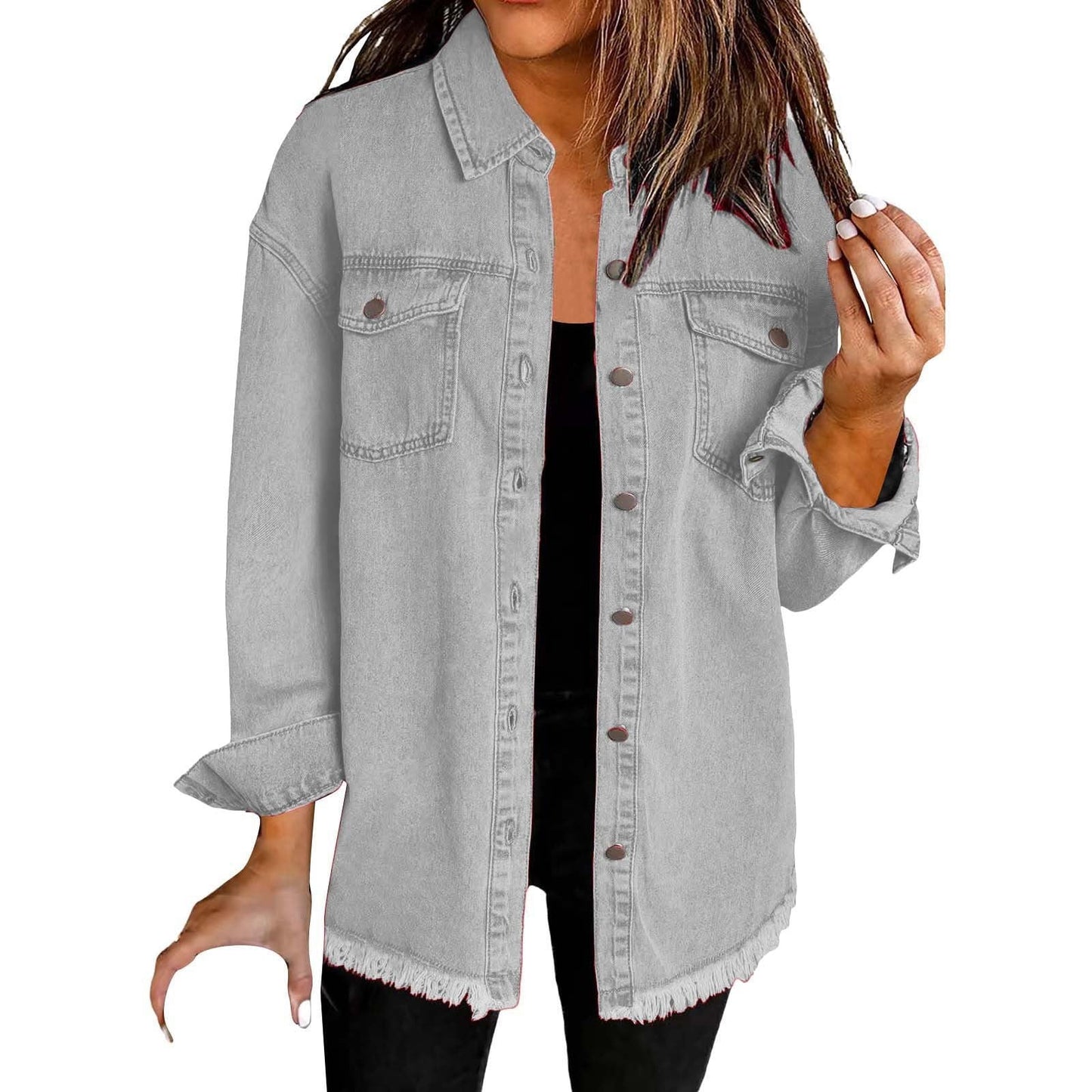 Katja | Classic Everyday Denim Jacket | Last day 80% off!