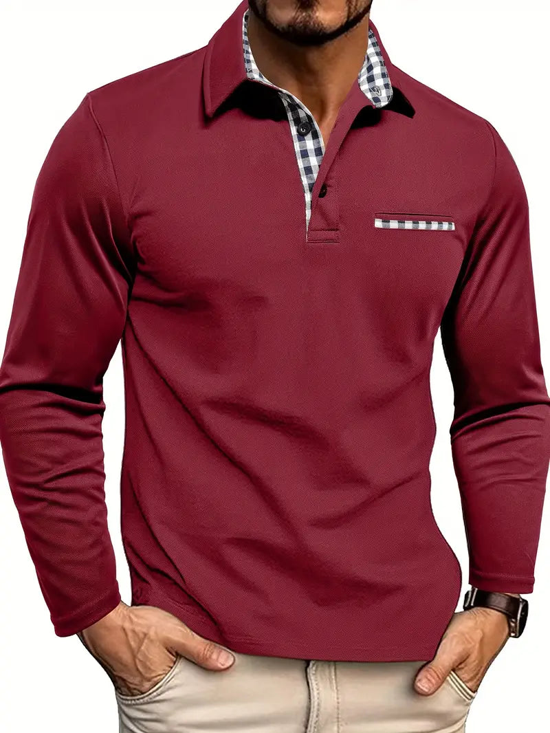 Harold – Premium Long Sleeve Polo | Last day 80% off!