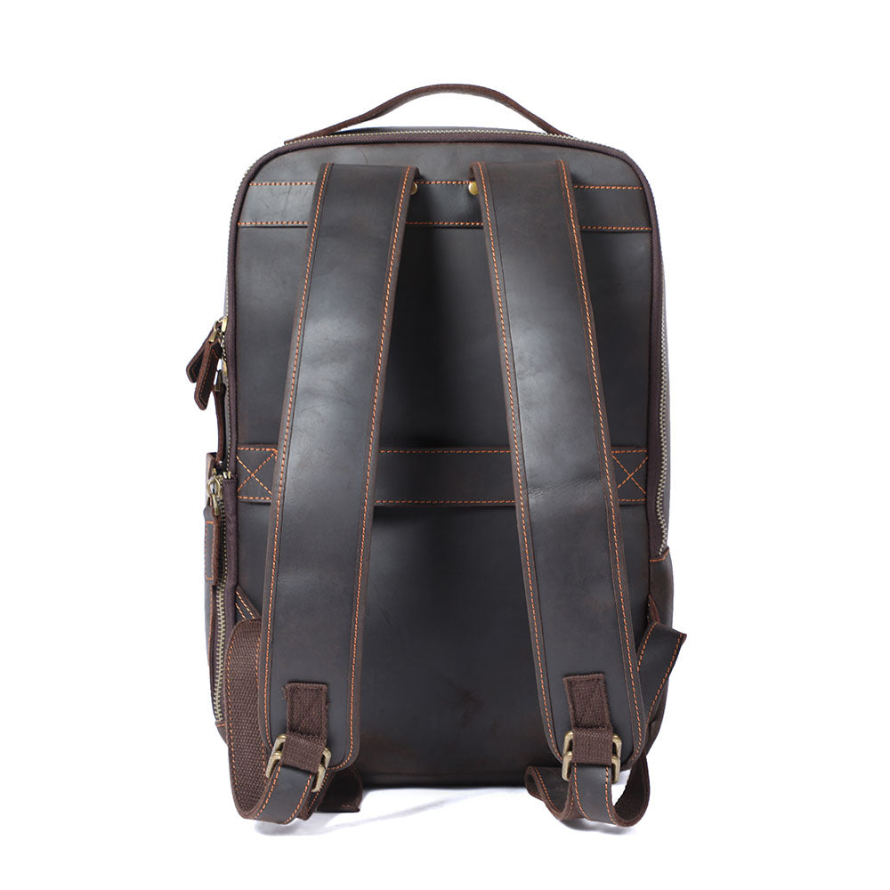 Andrew - Men’s Leather Laptop Rucksack | Last day 80% off!