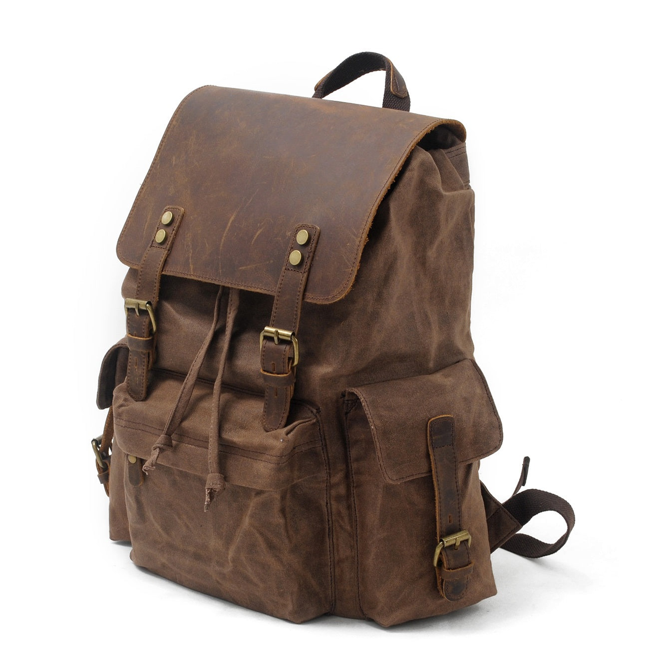 Jacob - Vintage Waxed Canvas Backpack | Last day 80% off!