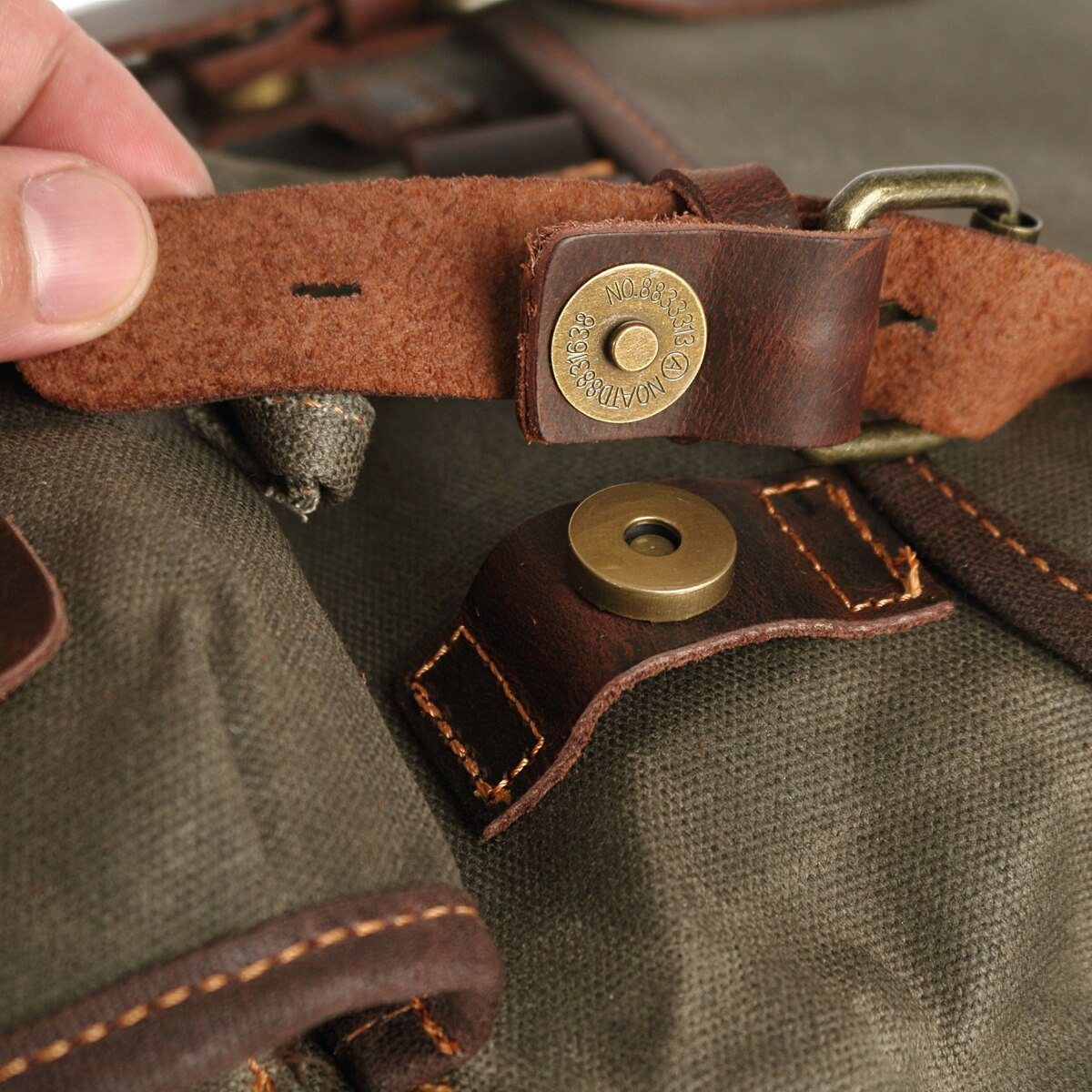 John - Heavy-Duty Canvas Hiking Backpack | Last day 80% off!