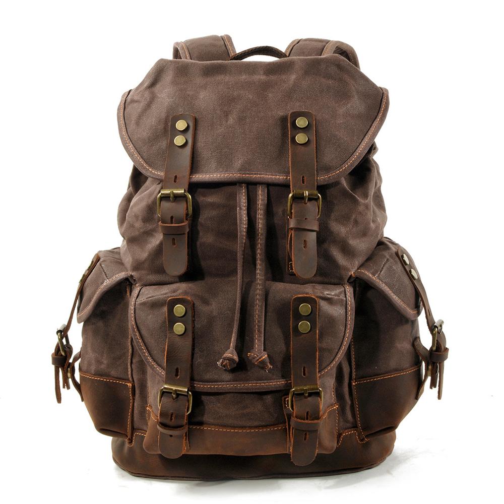 John - Heavy-Duty Canvas Hiking Backpack | Last day 80% off!
