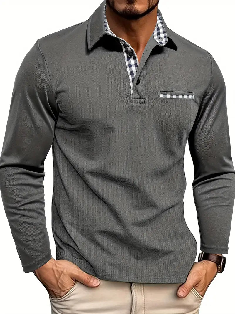 Harold – Premium Long Sleeve Polo | Last day 80% off!