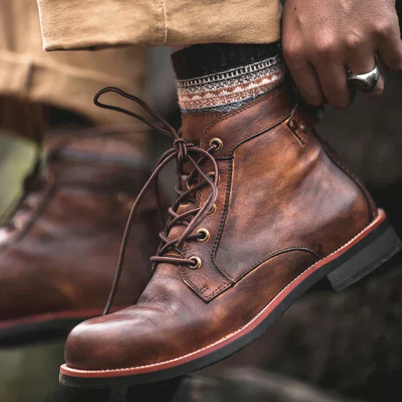 Hunter™ | Leather Boots for Men | Last Day 80% Off!