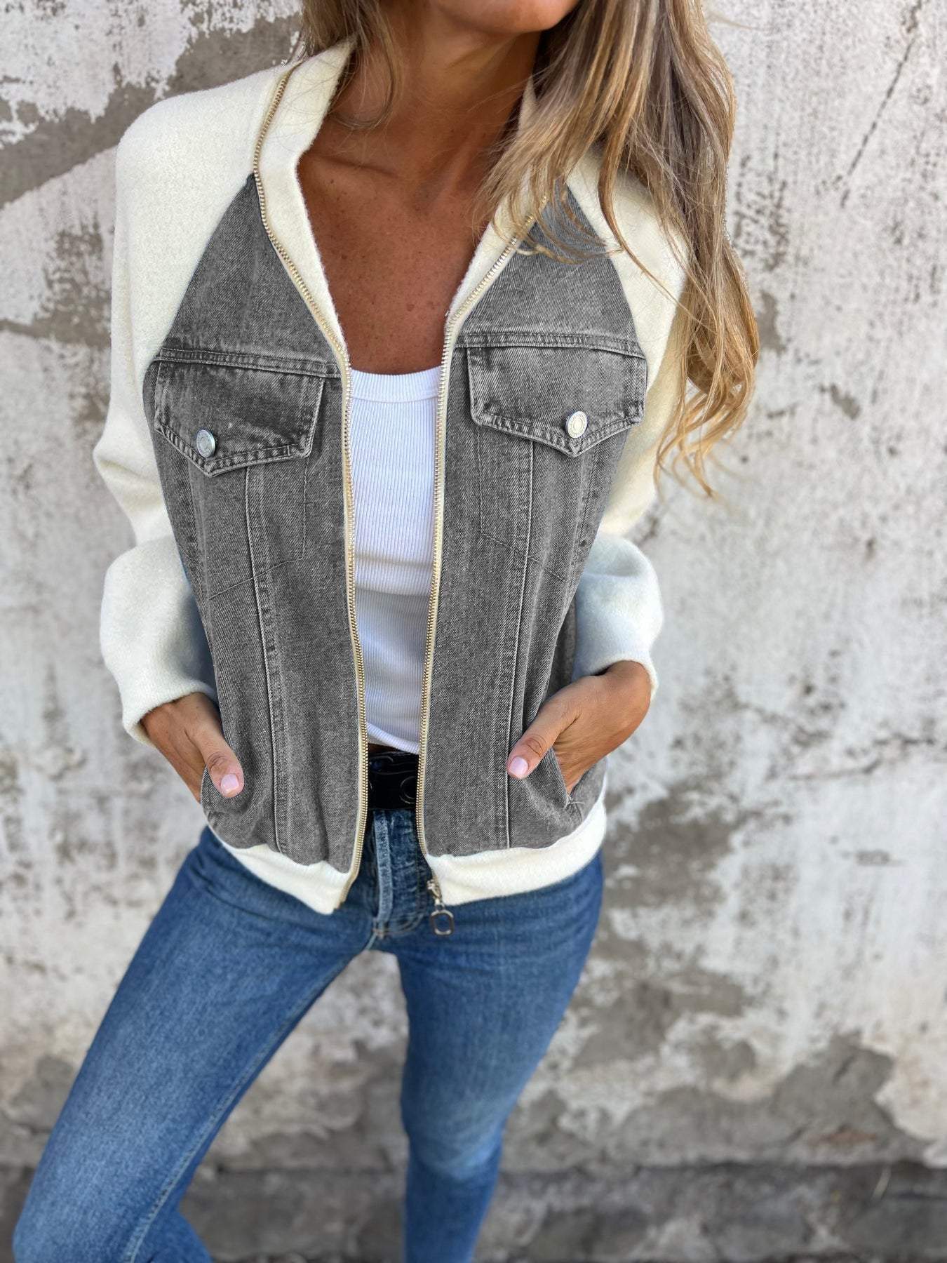 Zoe™ - Stylish Denim Jacket | Last day 80% off!