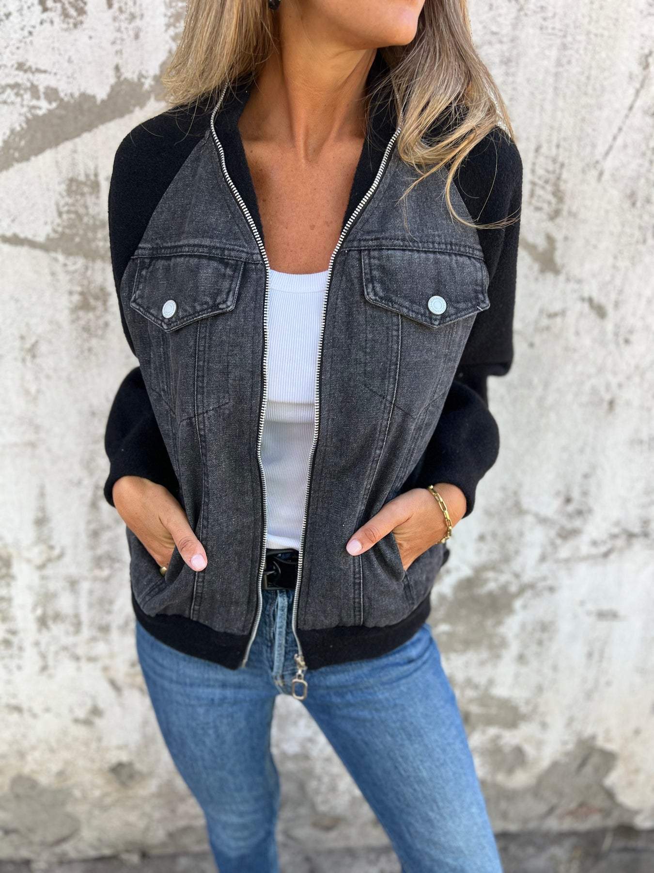 Zoe™ - Stylish Denim Jacket | Last day 80% off!