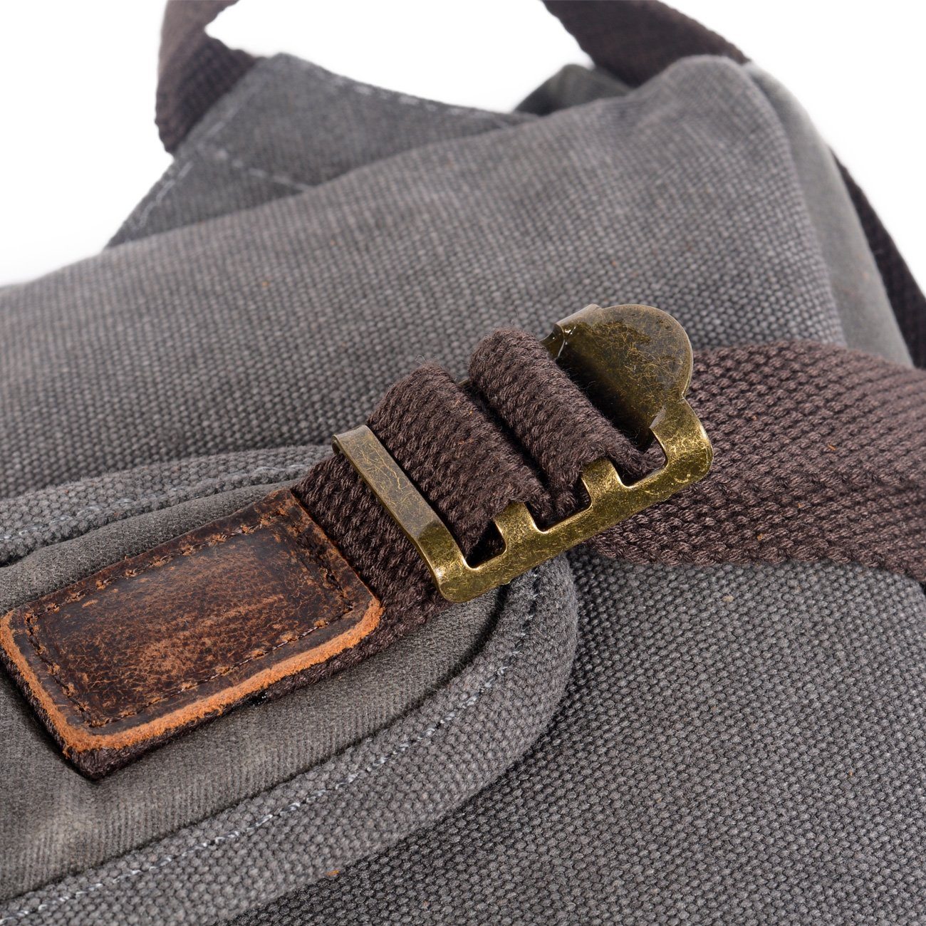 James - Vintage Canvas Leather Backpack | Last day 80% off!
